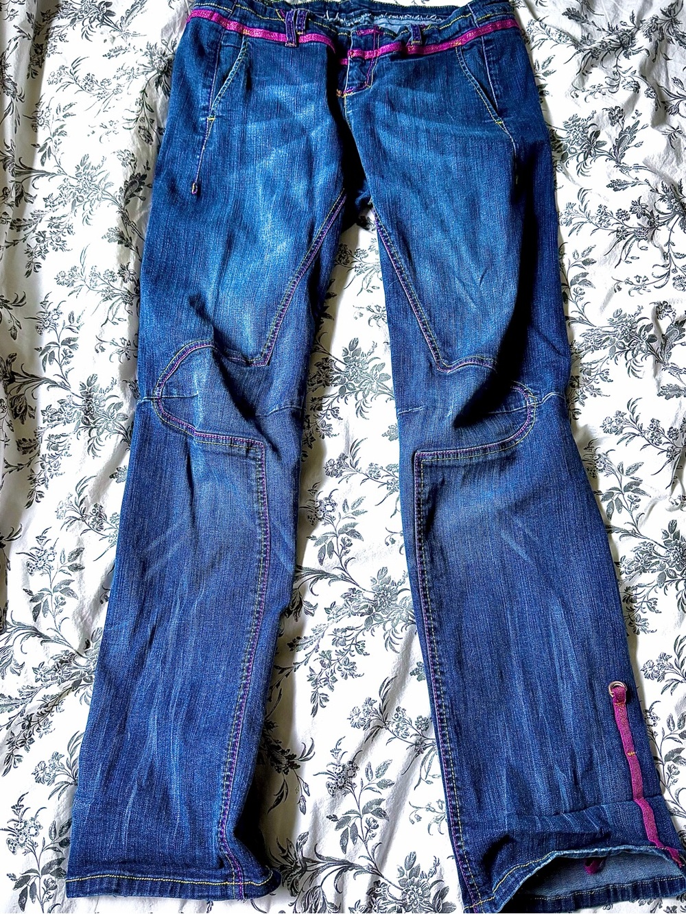 1990s Vintage Marithe Francois Girbaud Jeans Pink  (RARE -French Street Fashion)